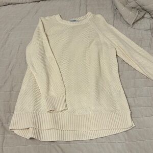 Cream Oversided Sweater Old Navy